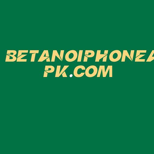 Logo da BETANOIPHONEAPK